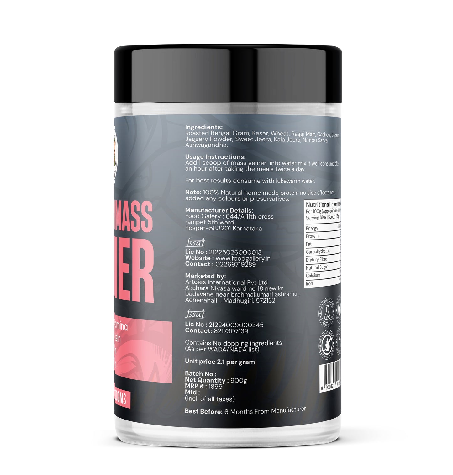 Women's Mass Gainer